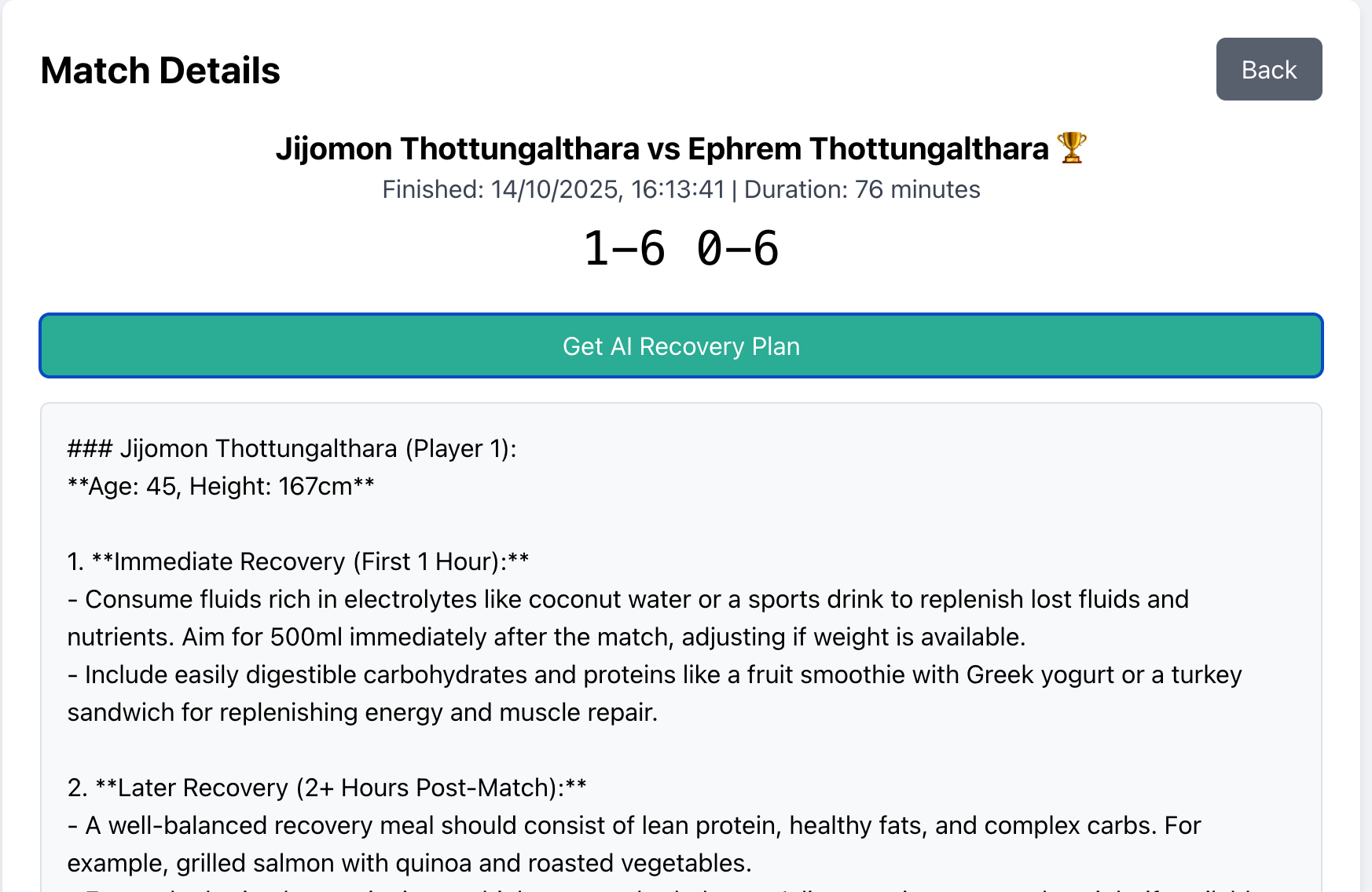 Wearable Integration & AI Recovery